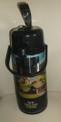 Rare New England COFFEE Promo Newco THERMAL CARAFES COMMERCIAL Dispenser  Large