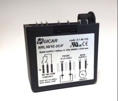 NEW GICAR NRL30/1E-2C/F Water Level Controller 9.1.40.71G