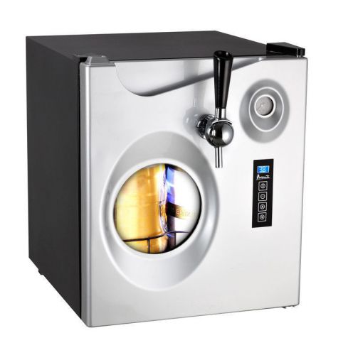 New avanti cb350s-is 1.7-cubic foot beer dispenser black w/platinum finish door for sale