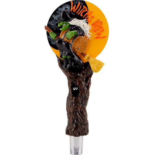 Witch&#039;s brew beer tap handle - draft beer kegerator home bar custom faucet lever for sale