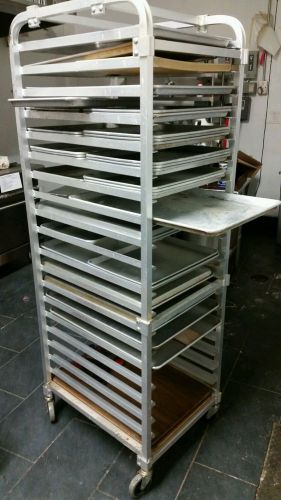 Pastry Cart with Half And Full Size Trays