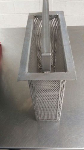 Hobart crs a series dishwasher strainer basket -used good condition stainless for sale