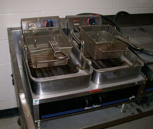 Star max table deep fryer, electric with 2 baskets, used - local pickup only for sale