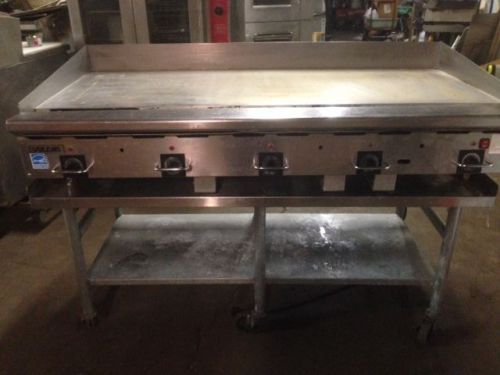 Vulcan hart 60 inch rapid recovery griddle with stand for sale