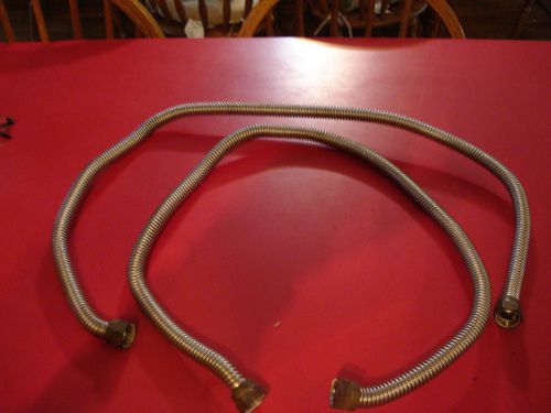 Two 44&#034; Aluminum Gas Lines for Conveyor Pizza Oven