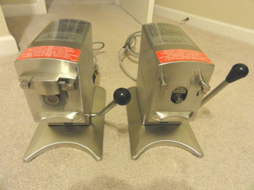 Lot of 2 Edlund Model 270 Commercial Electric Can Openers  Parts / Repair