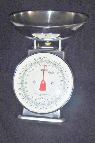 YAMATO ACCU WEIGHT Universal Dial  30LB SCALE W Commercial Produce Food Bowl