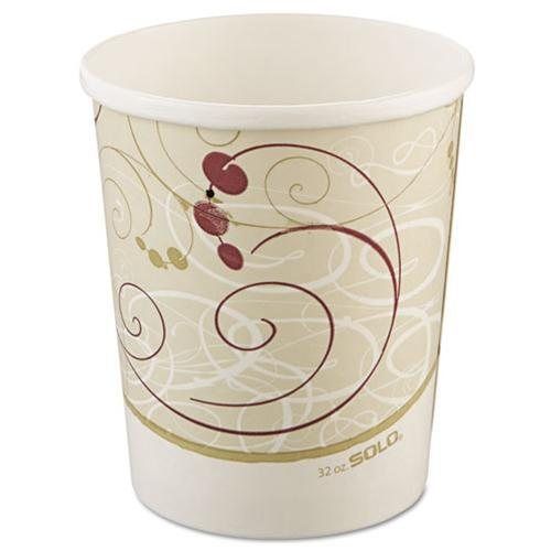 32 oz flexstyle double poly paper containers symphony design for sale