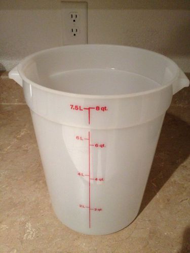 NSF Buckets for freezer or refrigeration use 8 Quart