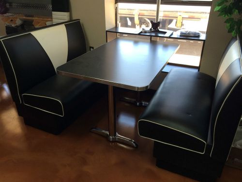 57 Chevy V Back Diner Booth Set , Restaurant, Cafe, LOCAL pickup only