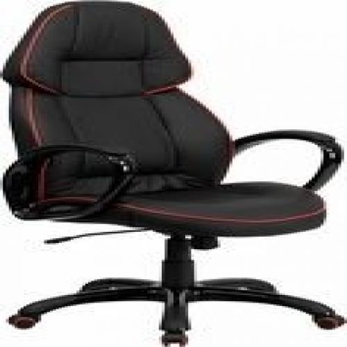 Flash Furniture CH-CX0248H01-VEN-GG High Back Black Vinyl Executive Office Chair