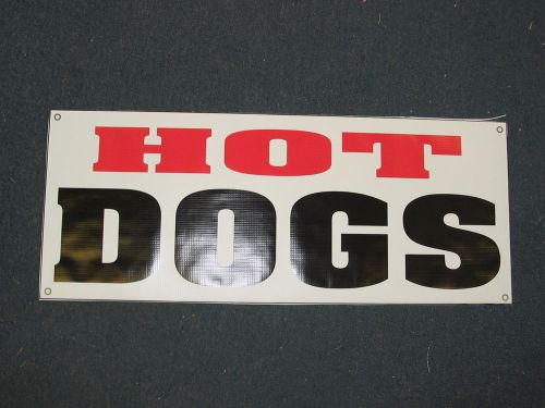 VIENNA HOT DOGS BANNER Sign NEW Larger Size