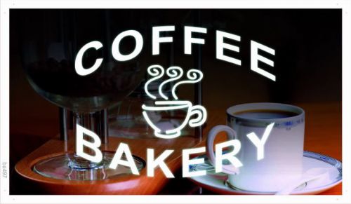 Ba497 coffee bakery shop cake cafe banner shop sign for sale