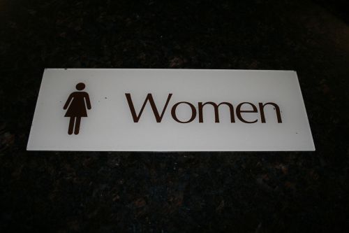 WOMENS RESTROOM SIGNAGE