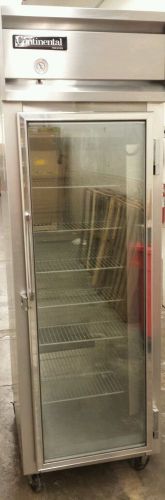 CONTINENTAL STAINLESS STEEL COMMERCIAL FREEZER MODEL 1F-GD
