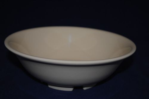 41 oz  us 5070 new 4 dz melamine 8&#034; rimless  bowl    (tan)    nsf  free shipping for sale