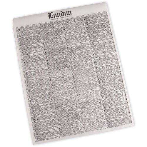 50 Sheets Newsprint Deli Wrap Paper 16&#034;x12&#034; Wax Paper Party Supplies