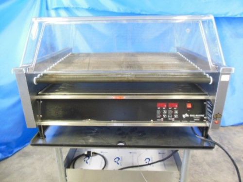 STAR GRILL MAX PRO HOT DOG ROLLER 75SCE MACHINE COOKER W/ SNEEZEGUARD ELECTRIC
