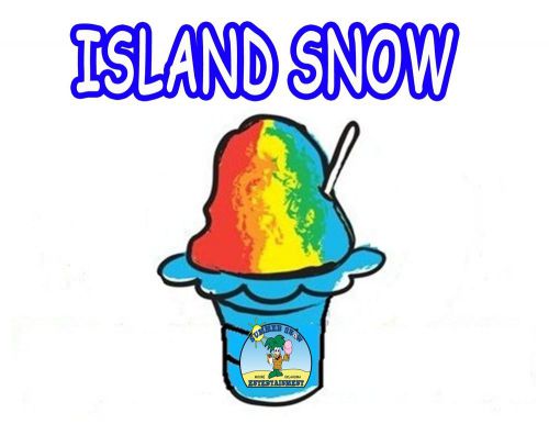 ISLAND SNOW SYRUP MIX Snow CONE/SHAVED ICE Flavor GALLON CONCENTRATE #1FLAVOR