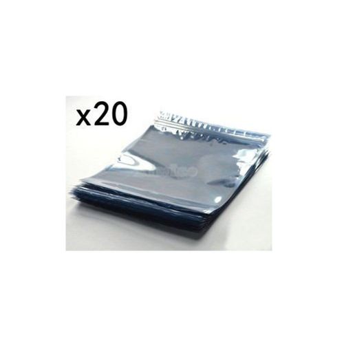 Pack of 20 (24x21)cm Antistatic Resealable Bag for HDD or Electronic Device