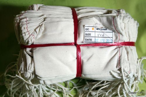 6 X 4 Cotton Drawstring Bags 50 Heavy Duty High Quality Cloth 10 20 50 100 Piece