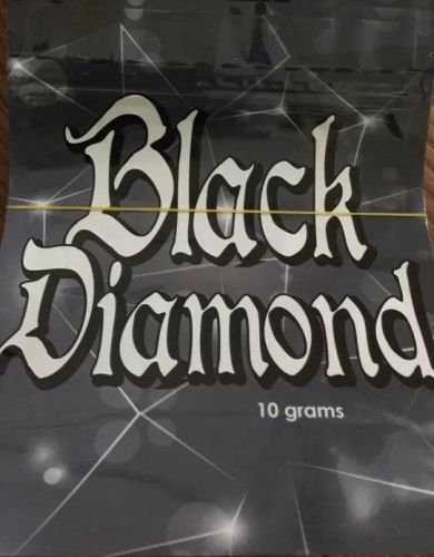 100 Black Diamond 10g EMPTY** mylar ziplock bags (good for crafts jewelry)