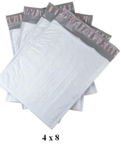 50 - #000 4X8  Premium Self Seal Poly Bubble Mailers / Padded Envelopes