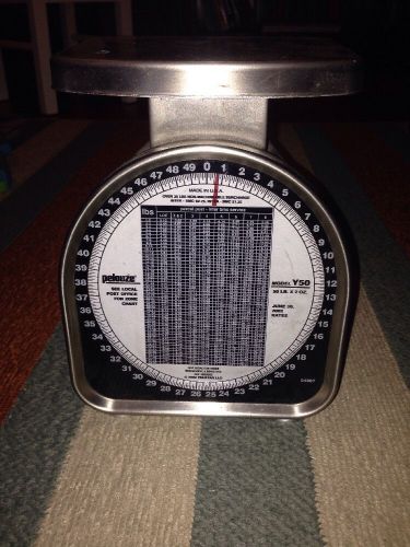 Pelouze Y50 Postage &amp; Food Scale 50lbs by 2oz pounds 2002 Rates