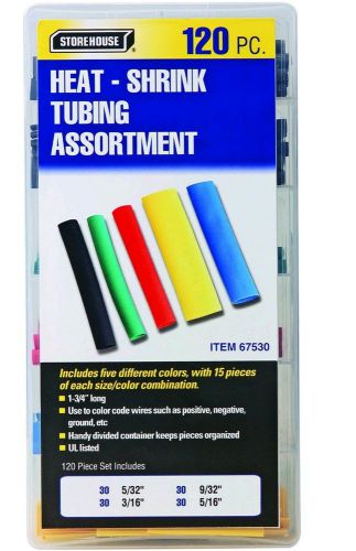 120 PcHeat-Shrink Tubing Assortment with Case