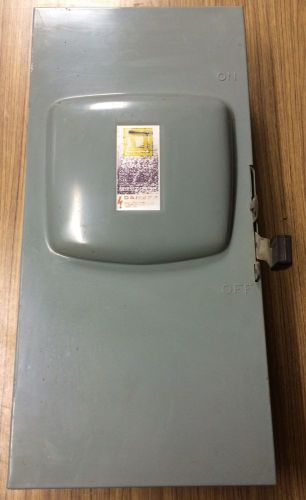 Square D Safety Switch Cat. No. D324N ~ 200 Amps ~ 240V AC ~ Series E1