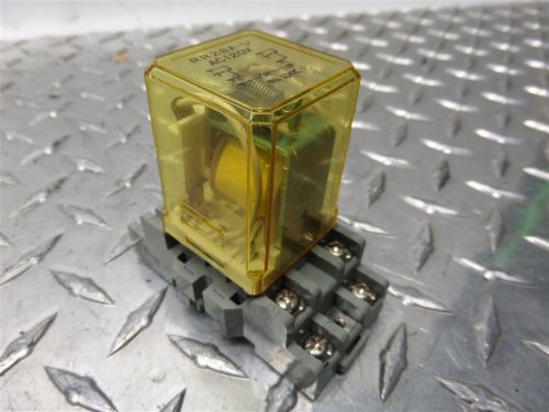 Idec rr2ba-u ac120v 26z30 relay 10a / 7.5a with base for sale