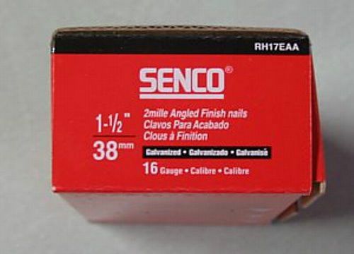 Senco 16g Angled Finish Nails 1-1/2&#034; RH17EAA also fits De Walt Paslode Hitachi