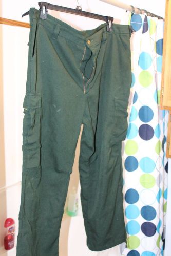 Green Nomex fire pants 38-42X30