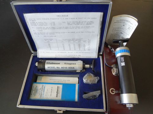 Matheson Toxic Gas Detector 8014K  and Gastec 801