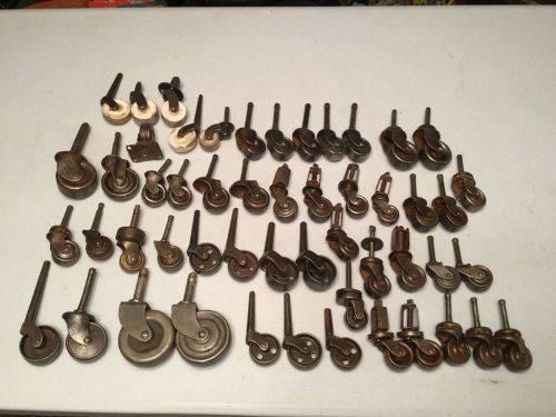 47 Metal casters &amp; 5 Ceramic Casters