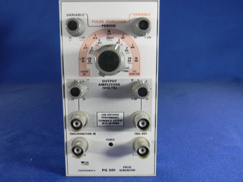 Tektronix PG501 Pulse Generator Module 30 Day Warranty