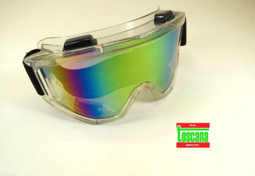 Protection Glasses Medical Dental Veterinary Lab Safety Goggles Rainbow TOSCANA