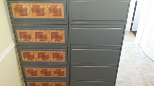 HAYWORTH OFFICE FURNITURE 5 DRAWER LATERAL SIZE FILE/ CABINET 30&#034; x 18&#034; x 63&#034;