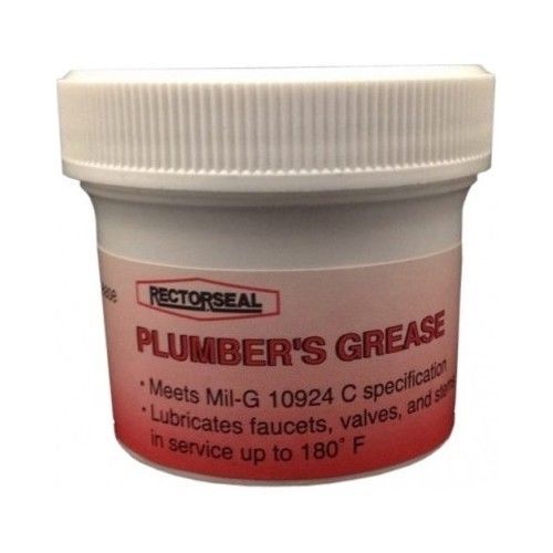 New rectorseal 50811 2-ounce plumbers grease lubricate free shipping for sale
