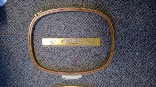 Melco EMC Large Oval Embroidery Hoops - 17&#034; x 13 1/2&#034; - double thickness