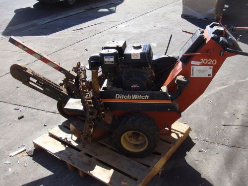 Ditch Witch 1020H Walk Behind Hydraulic Chain Trencher