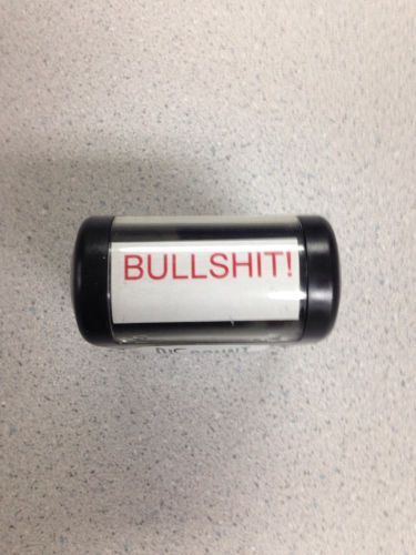 New Excel Mark Discount Rubber Stamps &#034;Bullshit!&#034; Rubber Stamp
