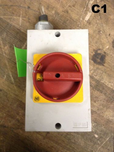 Allen bradley enclosed  disconnect switch for sale