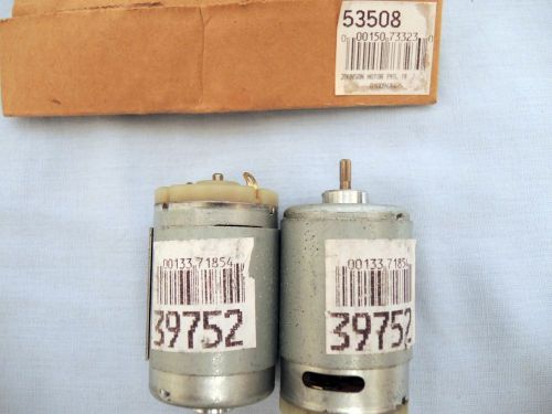 PAIR OF MODEL MODEL JOHNSON ELECTRIC MOTORS  # 39752 - 12V?