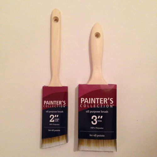 Painting Set - 2 Inch Angle Sash and 3 Inch Regular Brush
