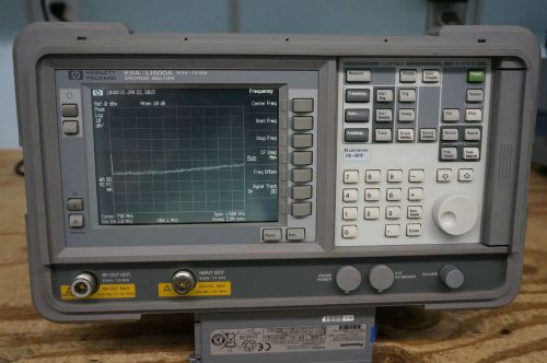 HP Agilent L1500A E4411A Spectrum Analyzer with 1DN tracking generator 1.5GHz