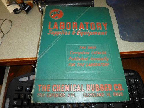 VINTAGE 1951 CHEMICAL RUBBER COMPANY CATALOG ASBESTOS LITIGATION LABRATORY LAB