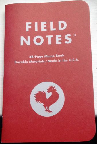 Field Notes 2015 Rooster Edition notebook - LIMITED EDITION!