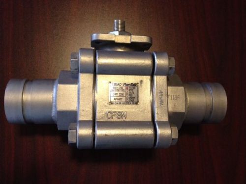 Flowtek stainless steel ball valve 1 1/2&#034; for sale