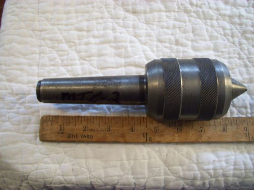 Heavy 8 3/4&#034; long large  live center from vintage metal lathe 1.25&#034;-1.05&#034; taper for sale